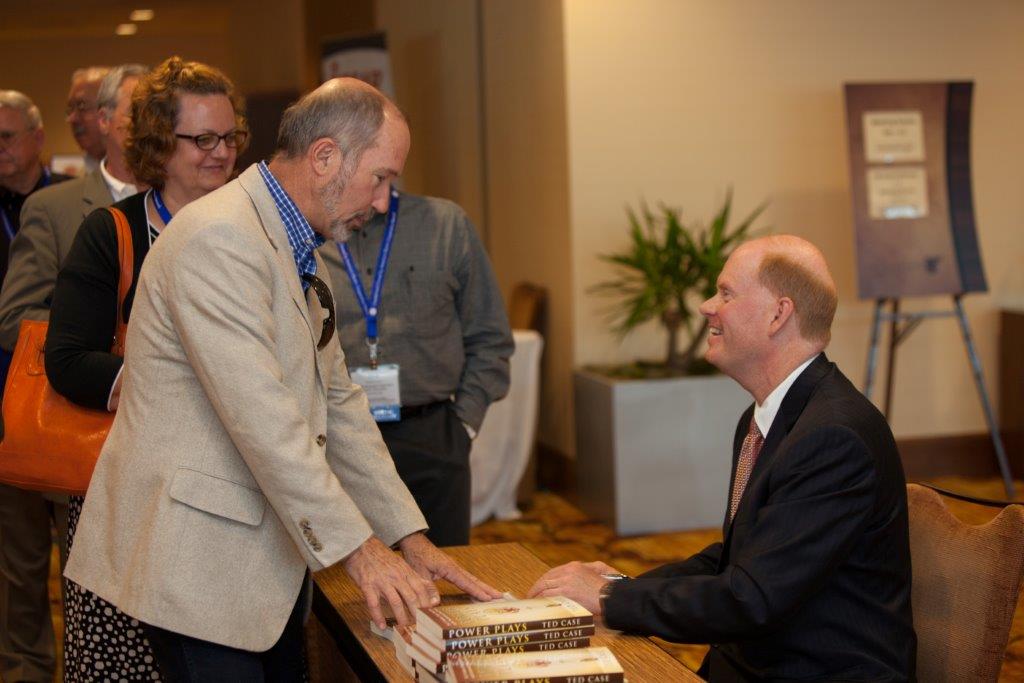 Book signing at CFC Annual Meeting in Indianapolis, Indiana